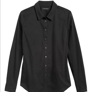 BLACK Riley fit banana republic button up shirt